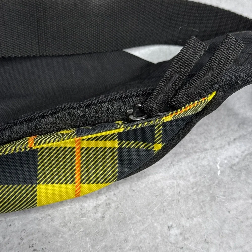 Nike Heritage Hip Pack Red Buffalo Check Yellow Plaid Crossbody Fanny Bag Unisex